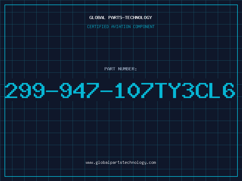 Aviation Part 299-947-107TY3CL6