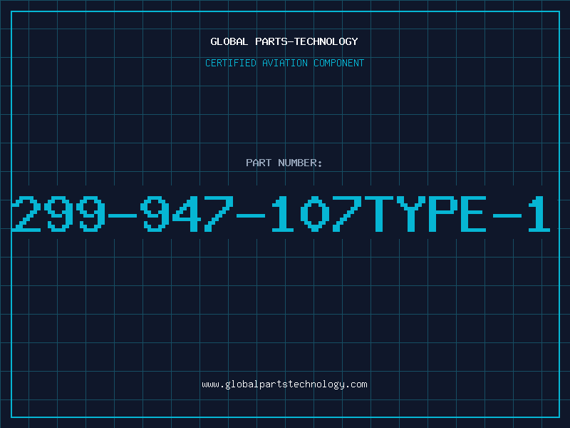 Aviation Part 299-947-107TYPE-1