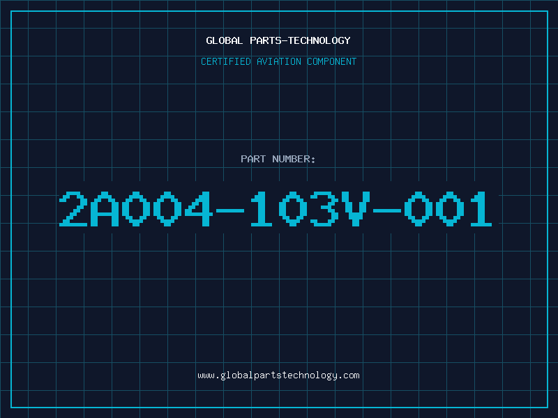 Aviation Part 2A004-103V-001