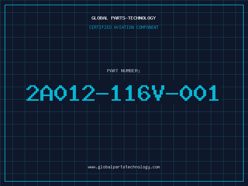 Aviation Part 2A012-116V-001