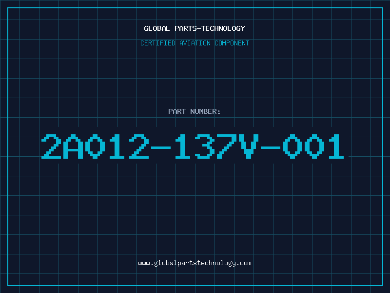 Aviation Part 2A012-137V-001