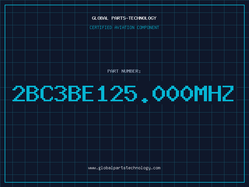 Aviation Part 2BC3BE125.000MHZ