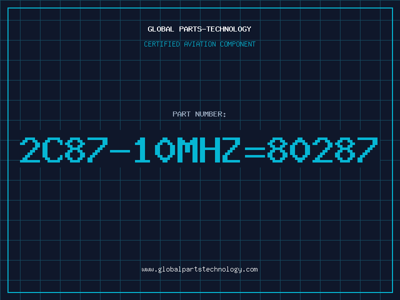 Aviation Part 2C87-10MHZ=80287