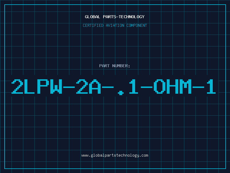 Aviation Part 2LPW-2A-.1-OHM-1