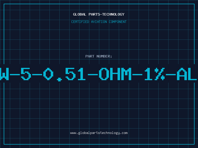 Aviation Part 2LPW-5-0.51-OHM-1%-ALTSM