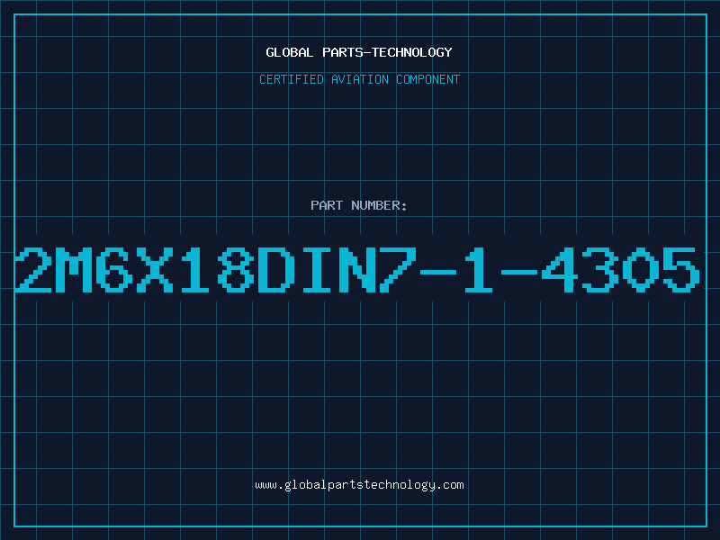 Aviation Part 2M6X18DIN7-1-4305