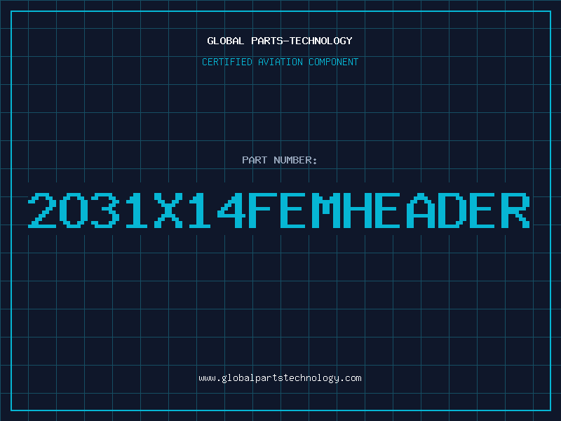 Aviation Part 2O31X14FEMHEADER