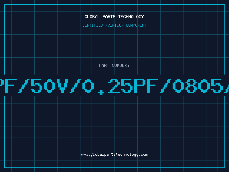 Aviation Part 2PF/50V/0.25PF/0805/T