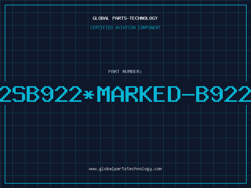 Aviation Part 2SB922*MARKED-B922