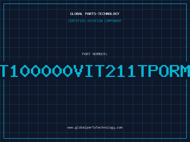 Aviation Part 2T100000VIT211TPORM1