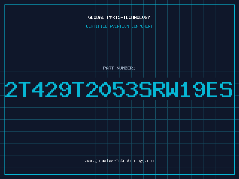 Aviation Part 2T429T2053SRW19ES