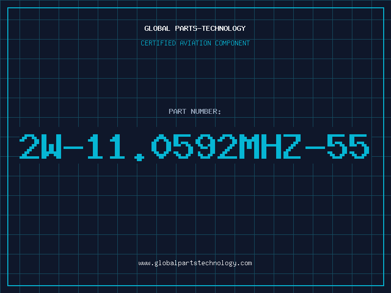 Aviation Part 2W-11.0592MHZ-55