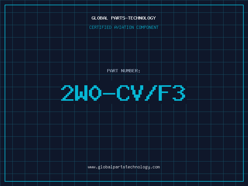Aviation Part 2W0-CV/F3