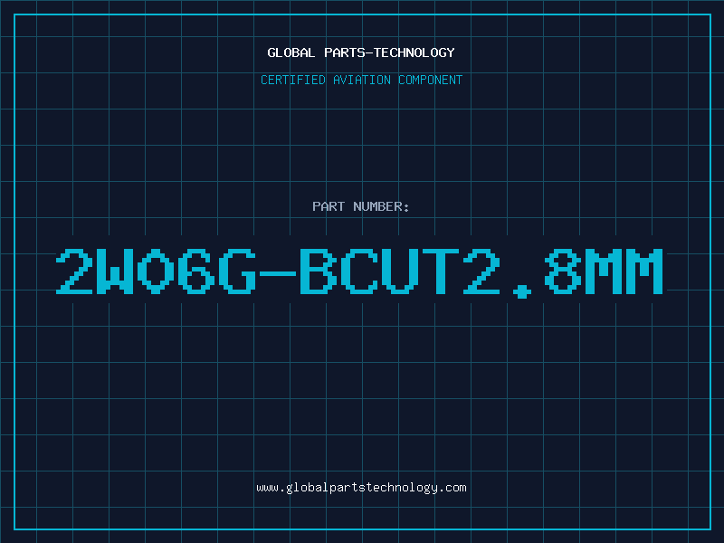 Aviation Part 2W06G-BCUT2.8MM