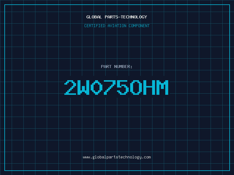 Aviation Part 2W075OHM