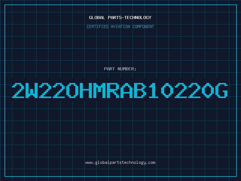 Aviation Part 2W22OHMRAB10220G