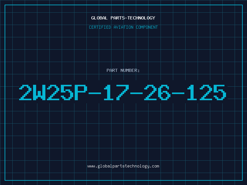 Aviation Part 2W25P-17-26-125