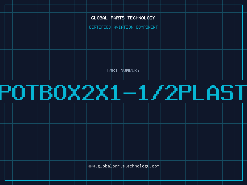 Aviation Part 2X1-1/2-POTBOX2x1-1/2PlasticPotBox