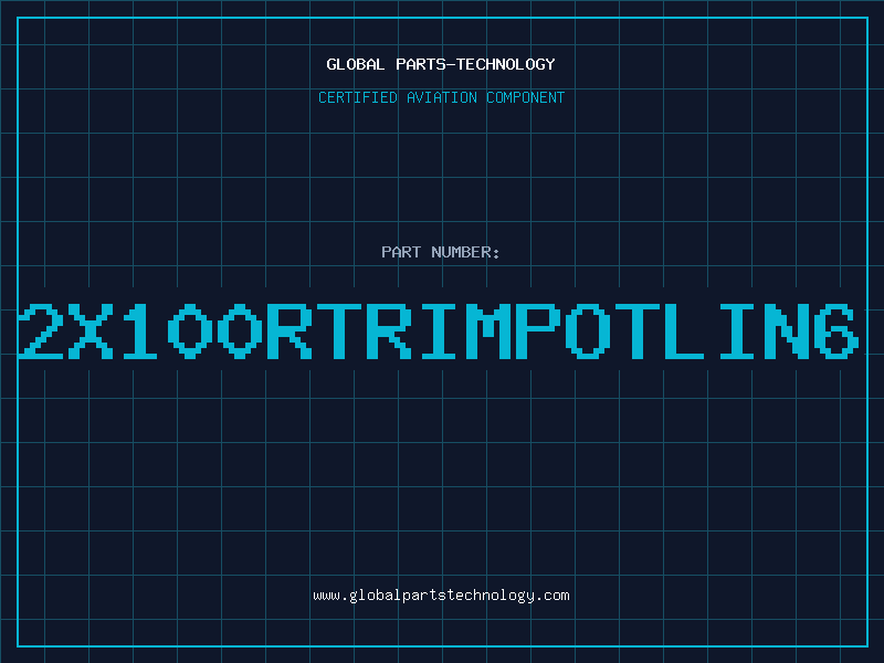 Aviation Part 2X100RTRIMPOTLIN6