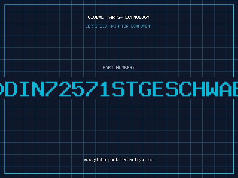 Aviation Part 2X10DIN72571STGESCHWAERZT
