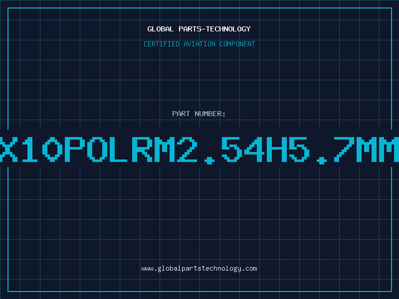Aviation Part 2X10POLRM2.54H5.7MMA