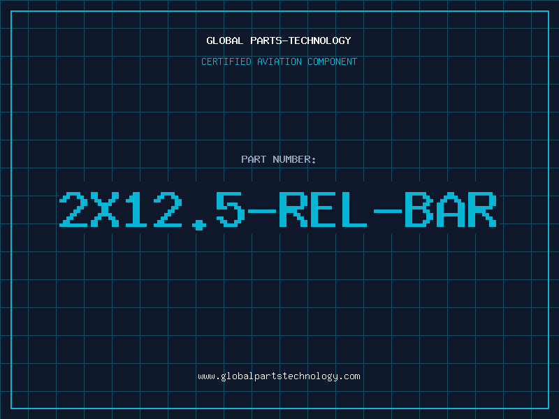 Aviation Part 2X12.5-REL-BAR