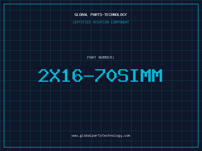 Aviation Part 2X16-70SIMM