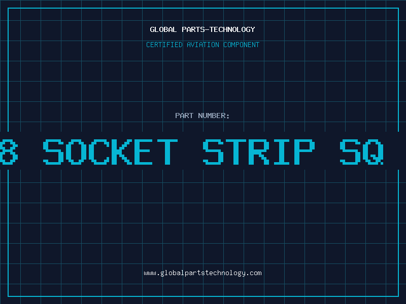 Aviation Part 2X18 SOCKET STRIP SQ TIN