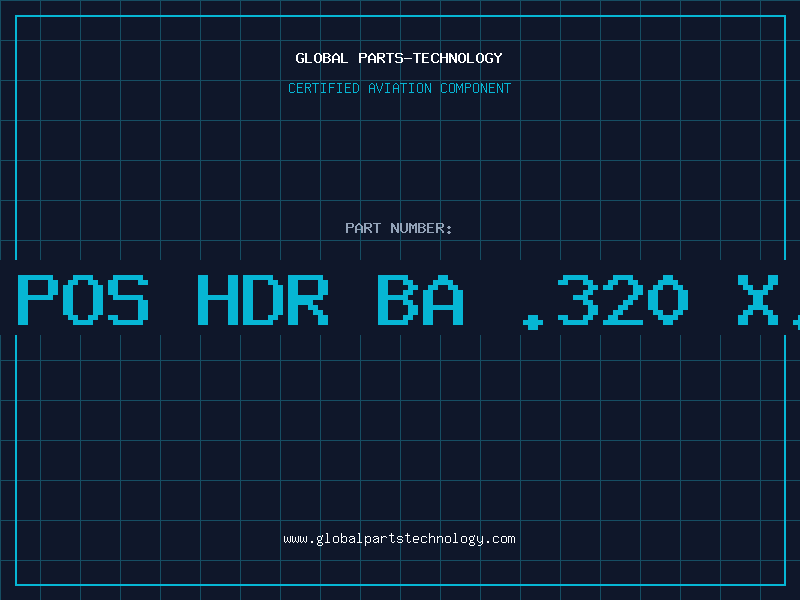 Aviation Part 2X2 POS HDR BA .320 X.120