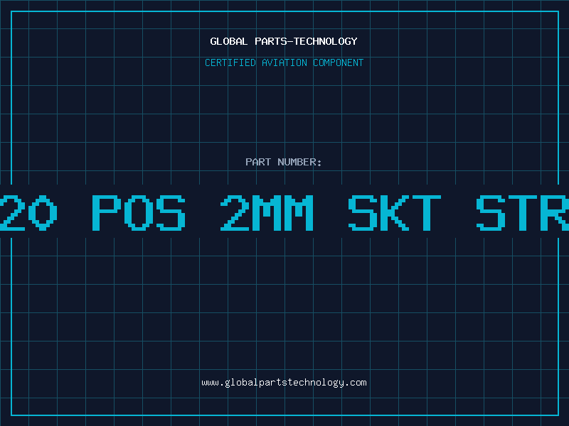 Aviation Part 2X20 POS 2MM SKT STRIP