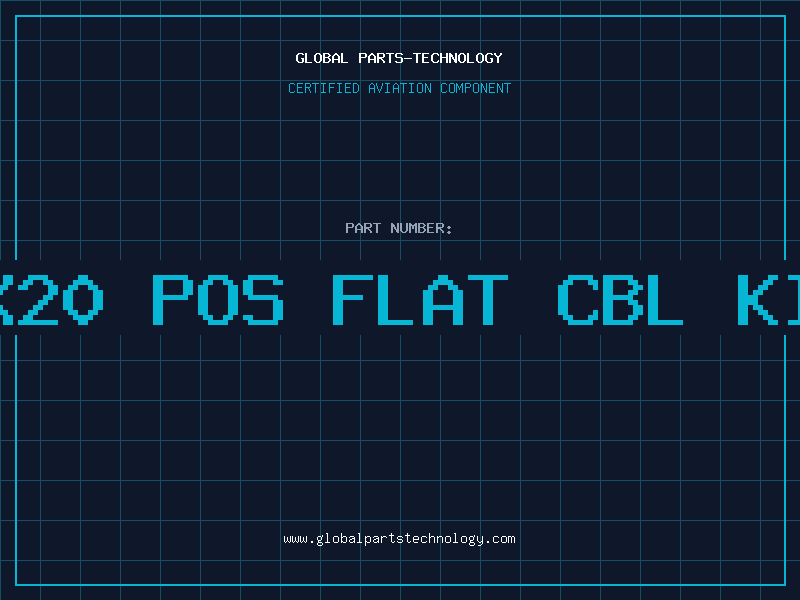 Aviation Part 2X20 POS FLAT CBL KIT