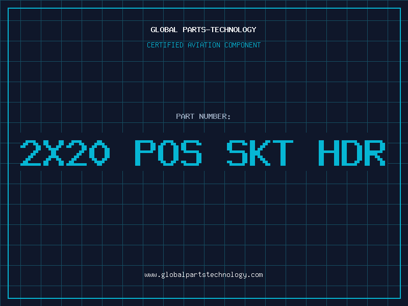 Aviation Part 2X20 POS SKT HDR