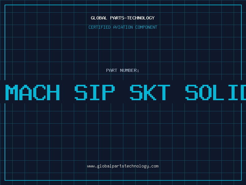 Aviation Part 2X20 ST MACH SIP SKT SOLID AU INS