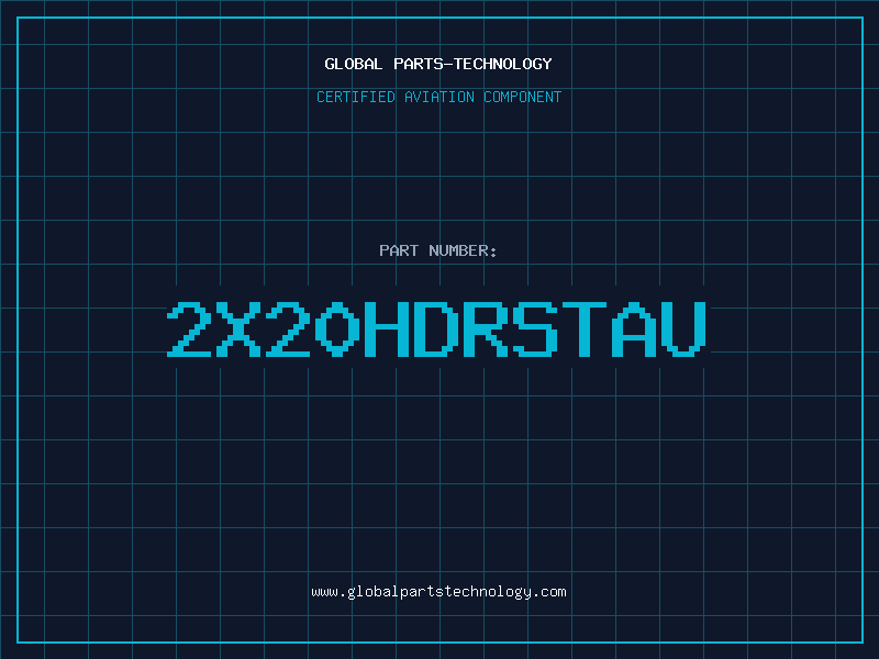 Aviation Part 2X20HDRSTAU