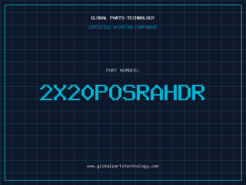 Aviation Part 2X20POSRAHDR