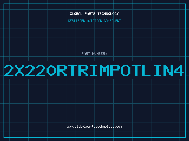 Aviation Part 2X220RTRIMPOTLIN4