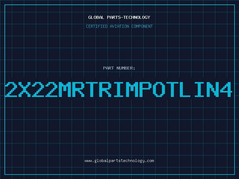 Aviation Part 2X22MRTRIMPOTLIN4