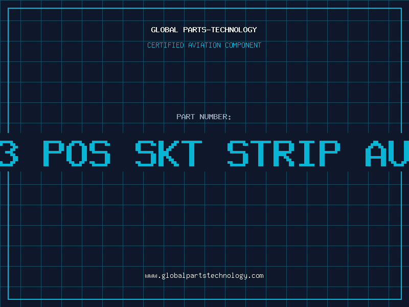 Aviation Part 2X23 POS SKT STRIP AU/AU