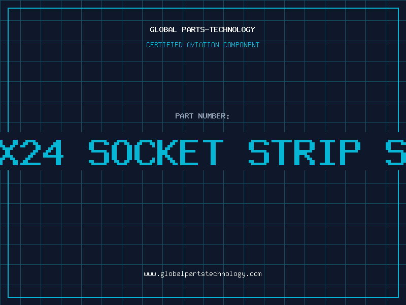 Aviation Part 2X24 SOCKET STRIP SQ