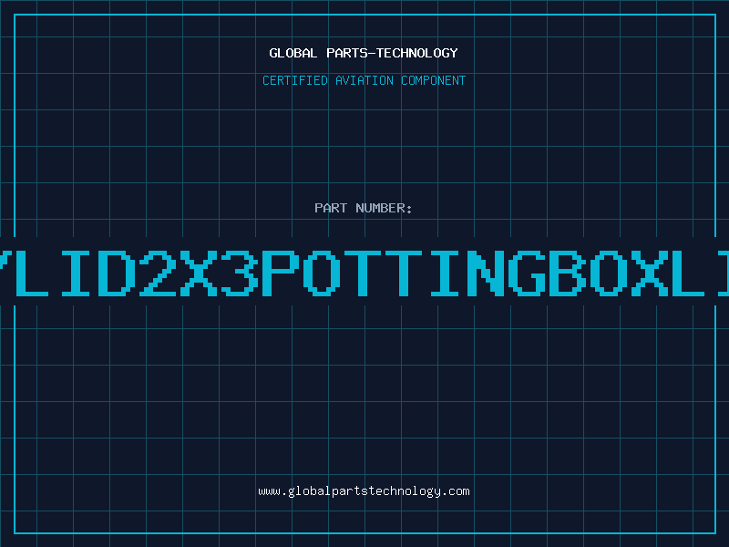 Aviation Part 2X3/POTBOX/LID2x3PottingBoxLid(Obsolete