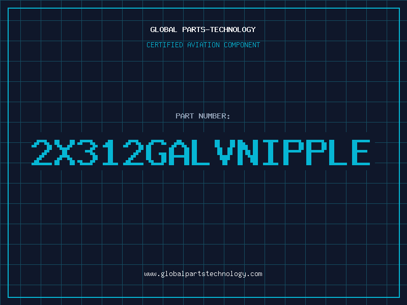 Aviation Part 2X312GALVNIPPLE