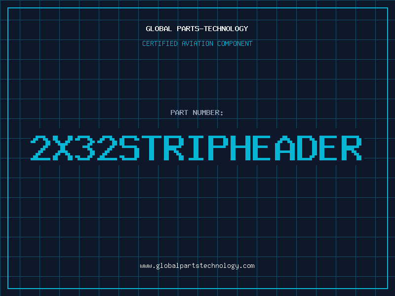 Aviation Part 2X32STRIPHEADER