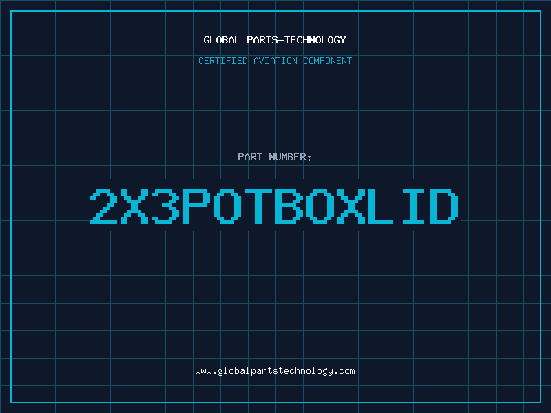 Aviation Part 2X3POTBOXLID