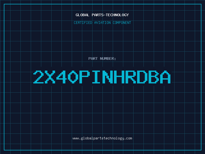 Aviation Part 2X40PINHRDBA