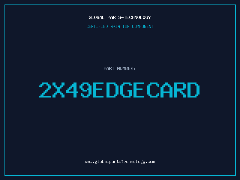 Aviation Part 2X49EDGECARD