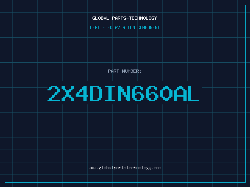 Aviation Part 2X4DIN660AL