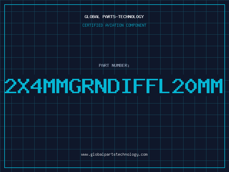 Aviation Part 2X4MMGRNDIFFL20MM