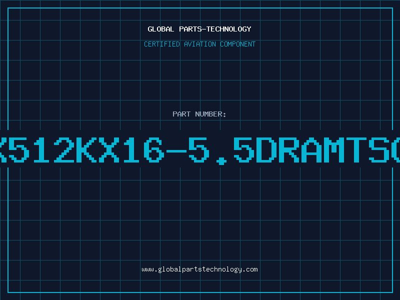 Aviation Part 2X512KX16-5.5DRAMTSOP