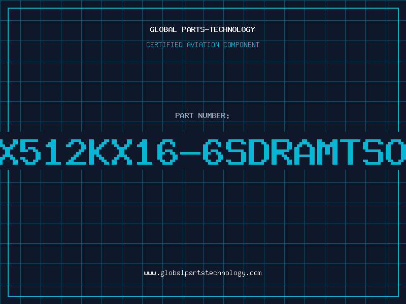 Aviation Part 2X512KX16-6SDRAMTSOP