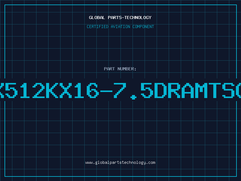 Aviation Part 2X512KX16-7.5DRAMTSOP